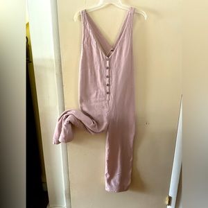 …..FREE PEOPLE JUMPSUIT, SIZE MEDIUM